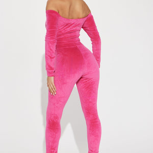 BlackTree Velour Jumpsuit