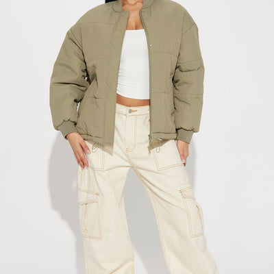 BlackTree  Quilted Bomber Jacket