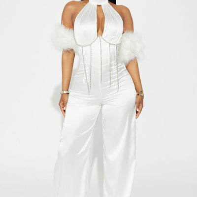 BlackTree The Wind Satin Jumpsuit