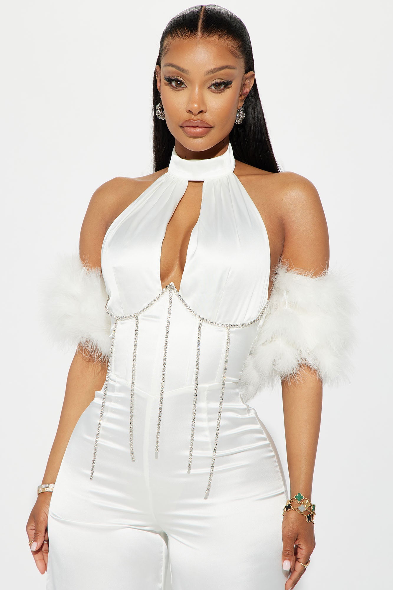 BlackTree The Wind Satin Jumpsuit