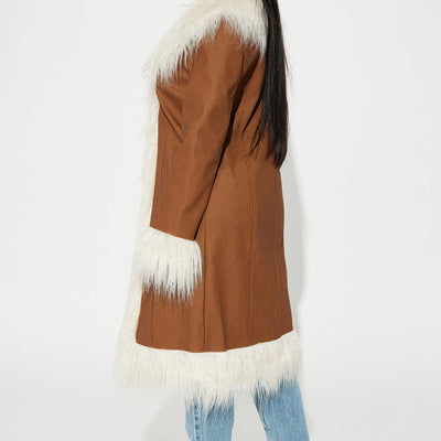 BlackTree 90's Fine Faux Leather Coat