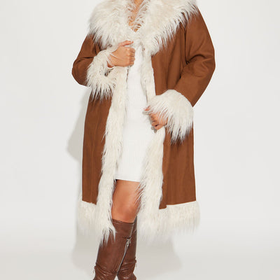 BlackTree 90's Fine Faux Leather Coat