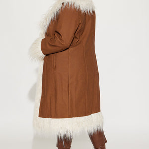 BlackTree 90's Fine Faux Leather Coat