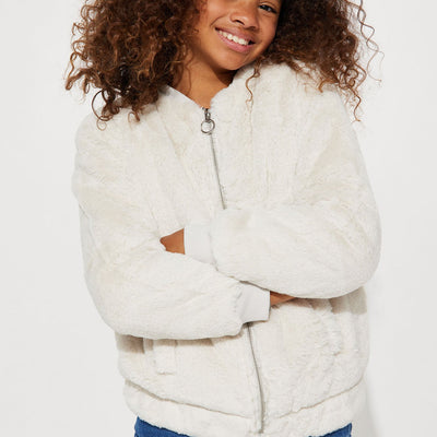 BlackTree Furry Funny Bomber Jacket