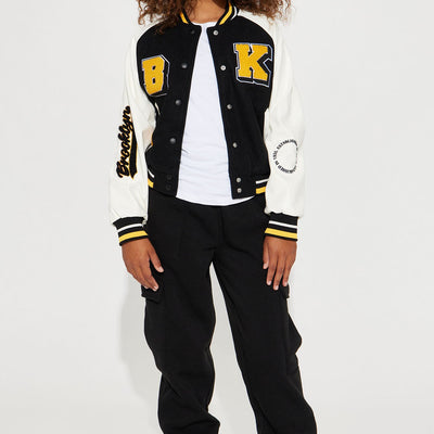BlackTree Mini Wool Varsity Jacket