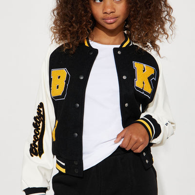BlackTree Mini Wool Varsity Jacket