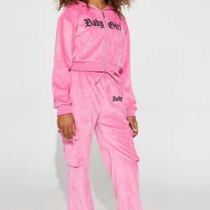 BlackTree Baby Girl Velvet Pant Set