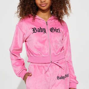 BlackTree Baby Girl Velvet Pant Set