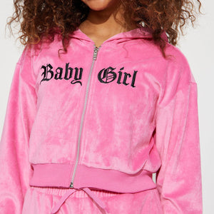 BlackTree Baby Girl Velvet Pant Set