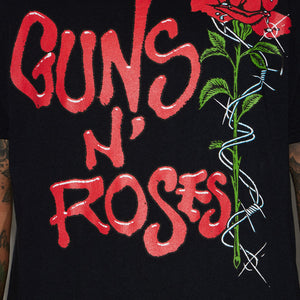 BlackTree Barbwire Rose Short Sleeve T-Shirt