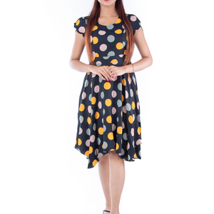 BLACKTREE POLKA DOT DRESS.