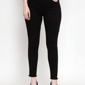 BlackTree Women Black Solid Denim ..