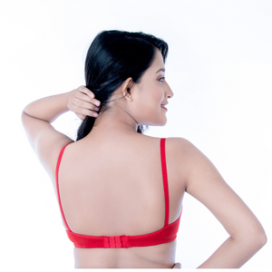 BlackTree Red Casual Chic Padded Bra..
