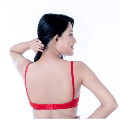 BlackTree Red Casual Chic Padded Bra..