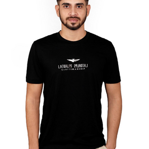 DIGITAL BLACK LATOALPS DESIGN T-SHIRT..