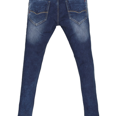 BLACKTREE MEN'S JEANS SLIM STREACHABLE  DARK BLUE DENIM BT0010.
