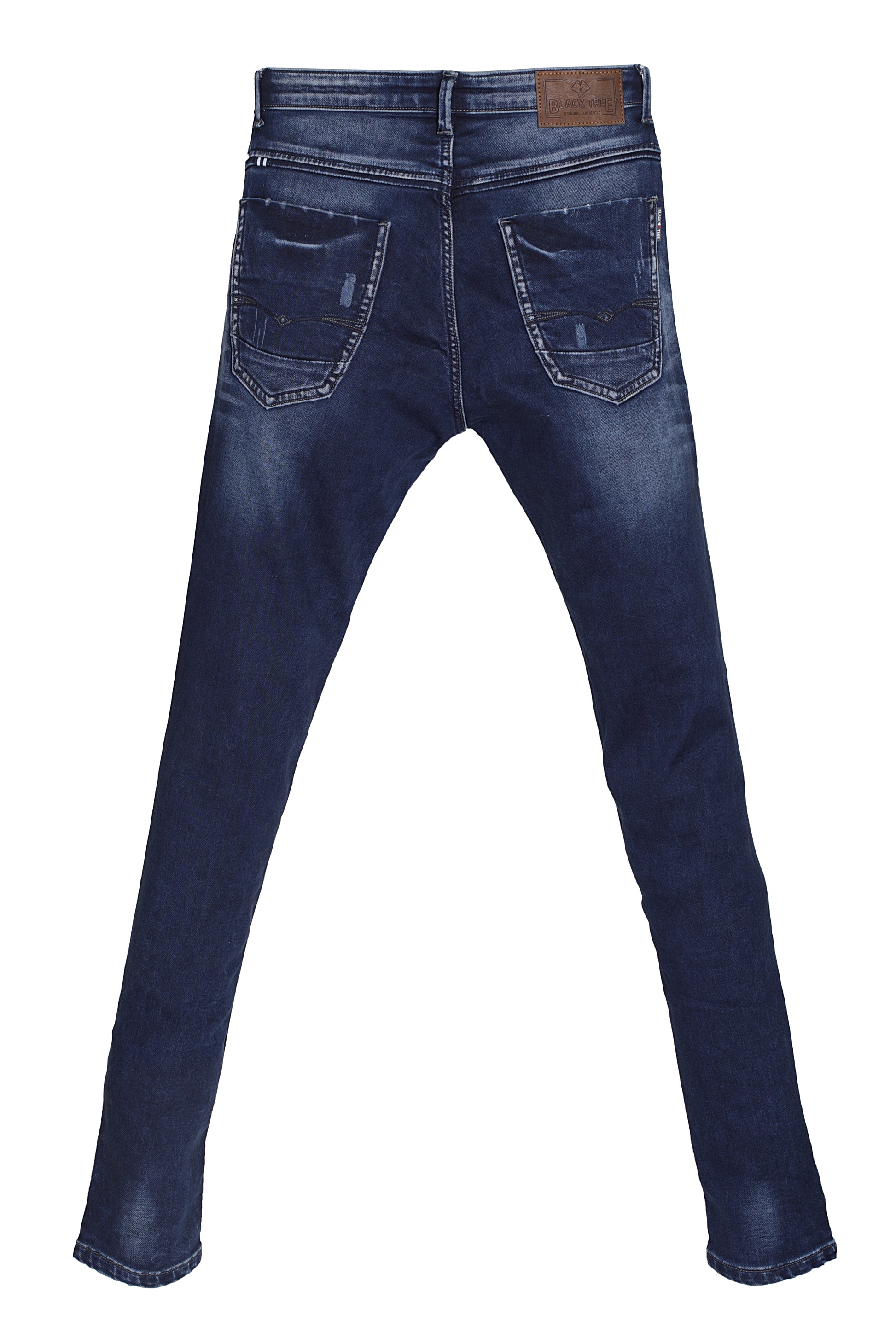 BlackTree Men's Slim Fit Tyro Blue Jeans BT004 - Main Image