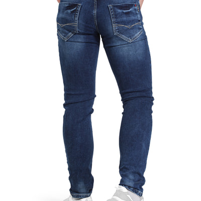 BLACKTREE MEN'S SLIM FIT CASUAL DARK JEANS BT0012..