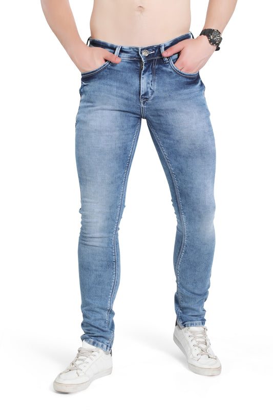 BLACKTREE STYLISH SUMMER JEANS FOR MEN,S  BLUE DENIM BT0011..