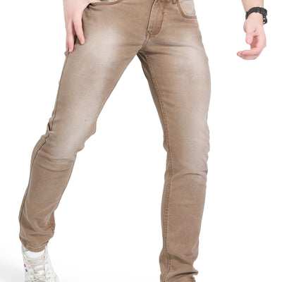BLACKTREE TAN COLORED JEANS SLIM FIT DENIM BT008 A..