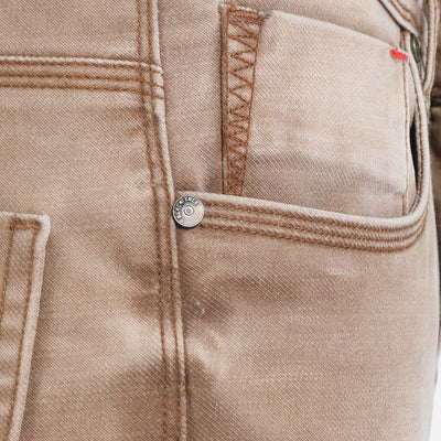 BLACKTREE TAN COLORED JEANS SLIM FIT DENIM BT008 A..