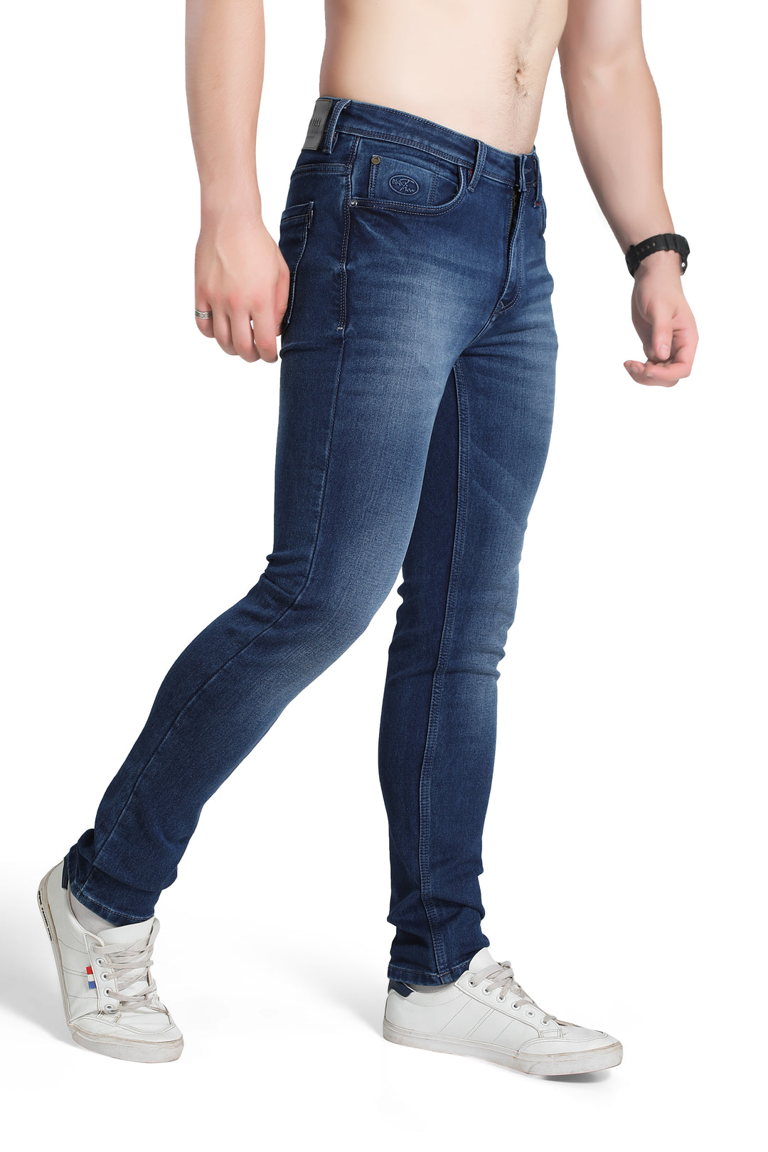 Black Tree Men's Designer Stretch Slim Fit Jeans for Men's BT002..