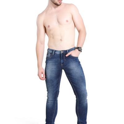 BLACK TREE SUMMER DENIM JEANS SUPER COMPHY DARK BLUE REGULAR FIT BT007..
