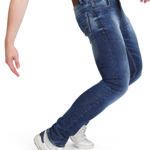 BLACK TREE SUMMER DENIM JEANS SUPER COMPHY DARK BLUE REGULAR FIT BT007..