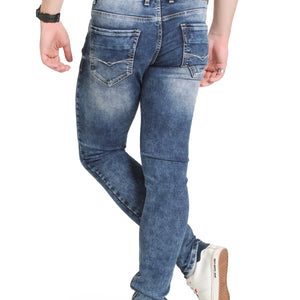 BLACKTREE MEN'S JEANS SLIM STREACHABLE  DARK BLUE DENIM BT0010.