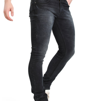 BLACKTREE MEN'S AUTUMN DARK COLOURED STRETCH VINTAGE CASUAL JEANS BT006..