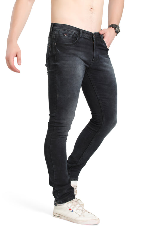 BLACKTREE MEN'S AUTUMN DARK COLOURED STRETCH VINTAGE CASUAL JEANS BT006..