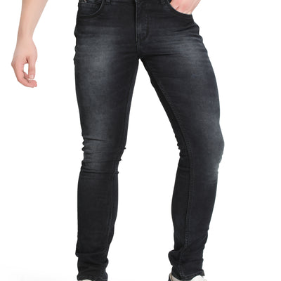 BLACKTREE MEN'S AUTUMN DARK COLOURED STRETCH VINTAGE CASUAL JEANS BT006..