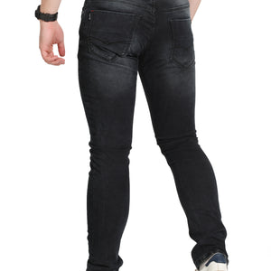 BLACKTREE MEN'S AUTUMN DARK COLOURED STRETCH VINTAGE CASUAL JEANS BT006..