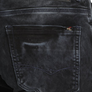 BLACKTREE MEN'S PATCHED RIPPED SLIM STRETCH JEANS BT0017..