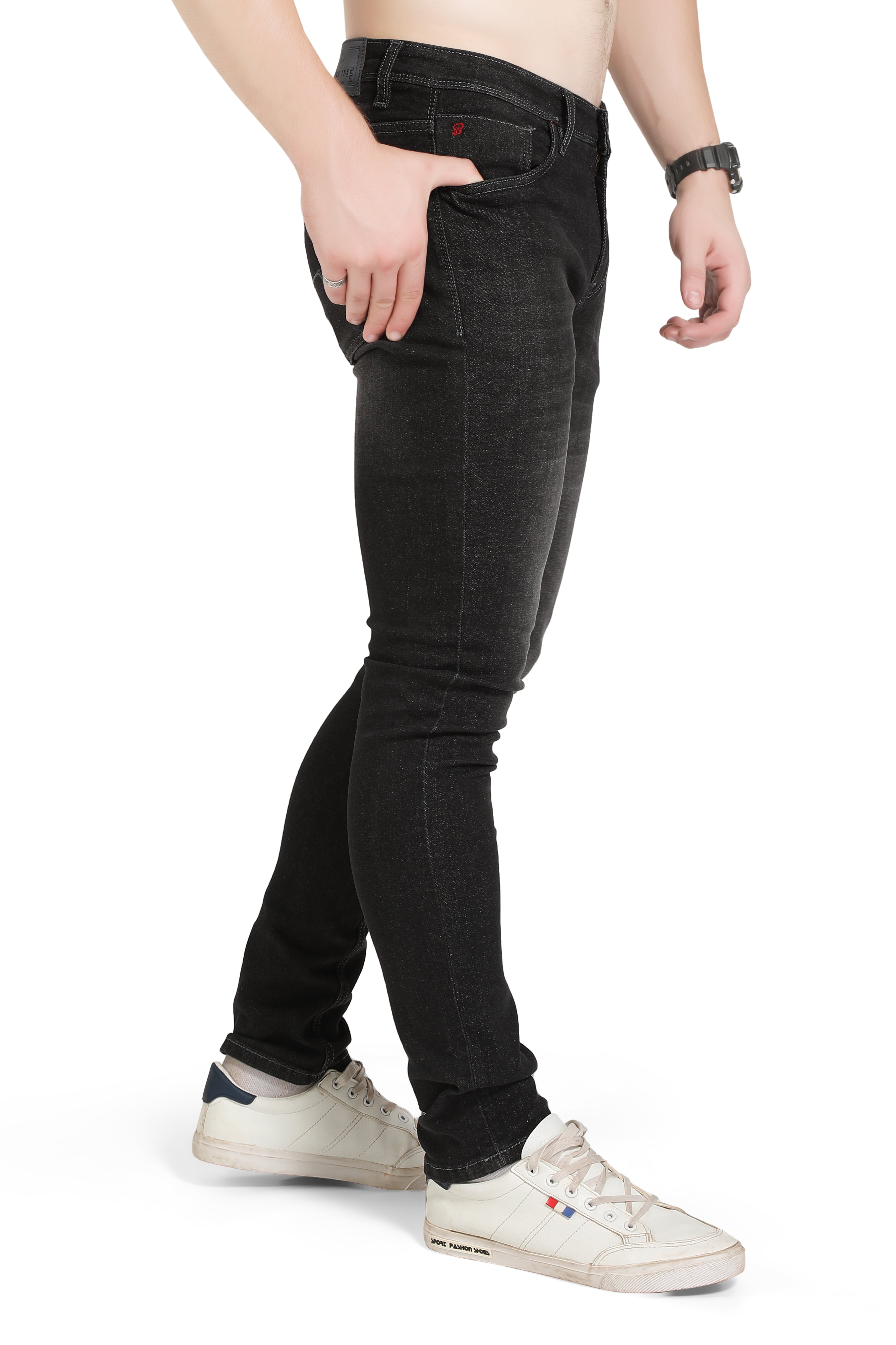 Black Tree Men s Designer Stretch Slim Fit Jeans for Men s BT001