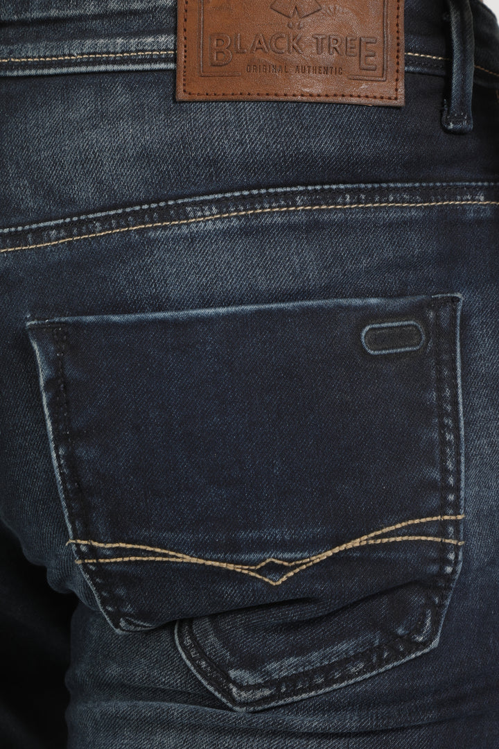 BlackTree Men's Slim Fit Tyro Blue  Jeans BT004 ..