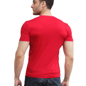 BLACKTREE RED LATOALPS DESIGN T-SHIRT..