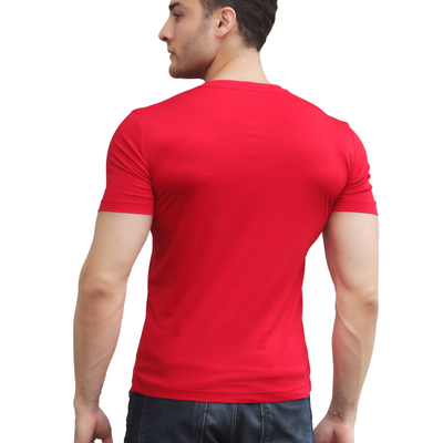 BLACKTREE RED LATOALPS DESIGN T-SHIRT..