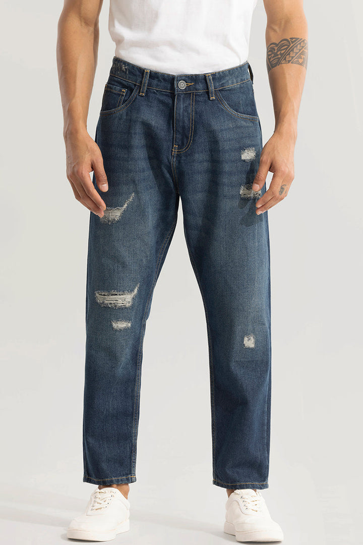 Downtown Prussian Blue Baggy Jeans