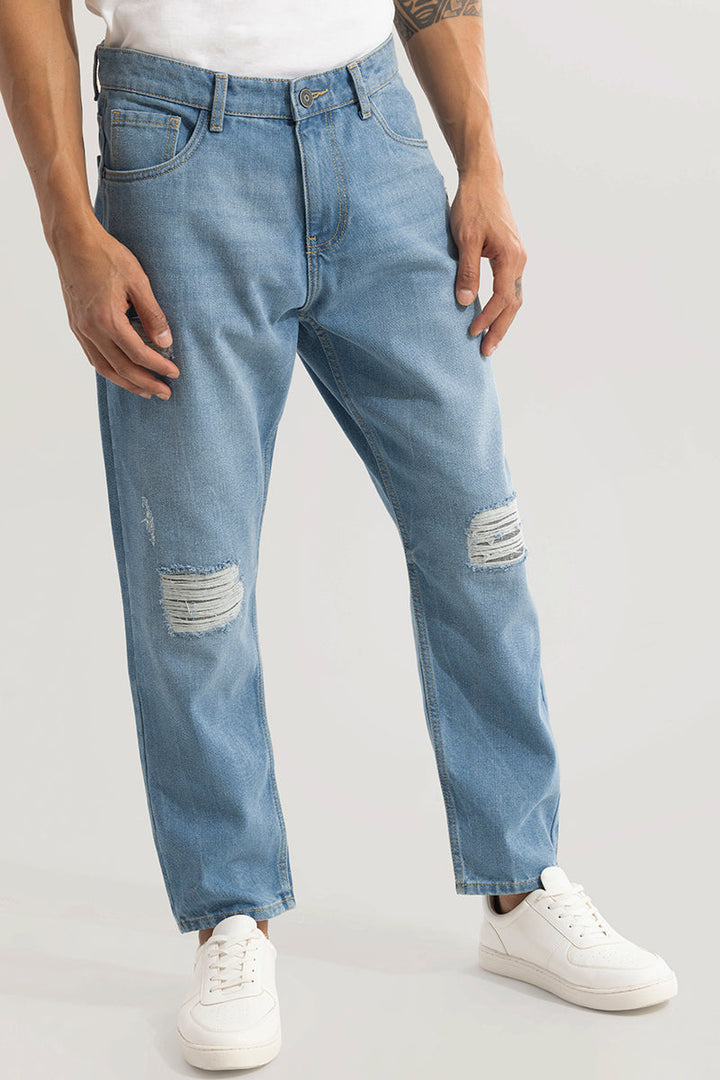 Downtown Sky Blue Baggy Jeans