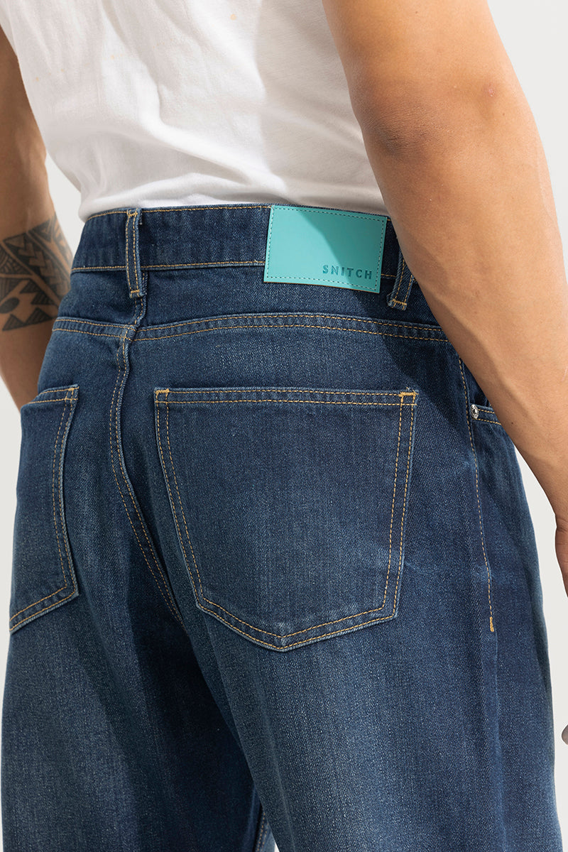 Downtown Indigo Blue Baggy Jeans