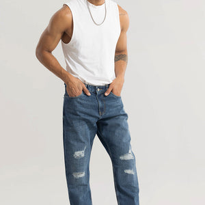 Castor Aegean Blue Baggy Jeans