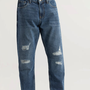 Castor Aegean Blue Baggy Jeans