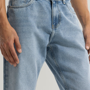 Castor Cerulean Blue Baggy Jeans