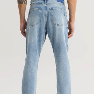 Castor Cerulean Blue Baggy Jeans