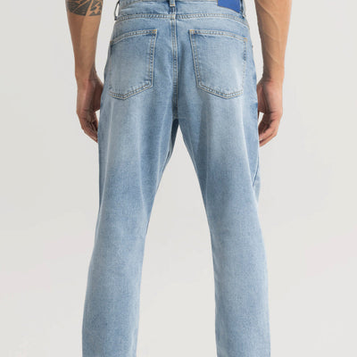 Castor Cerulean Blue Baggy Jeans