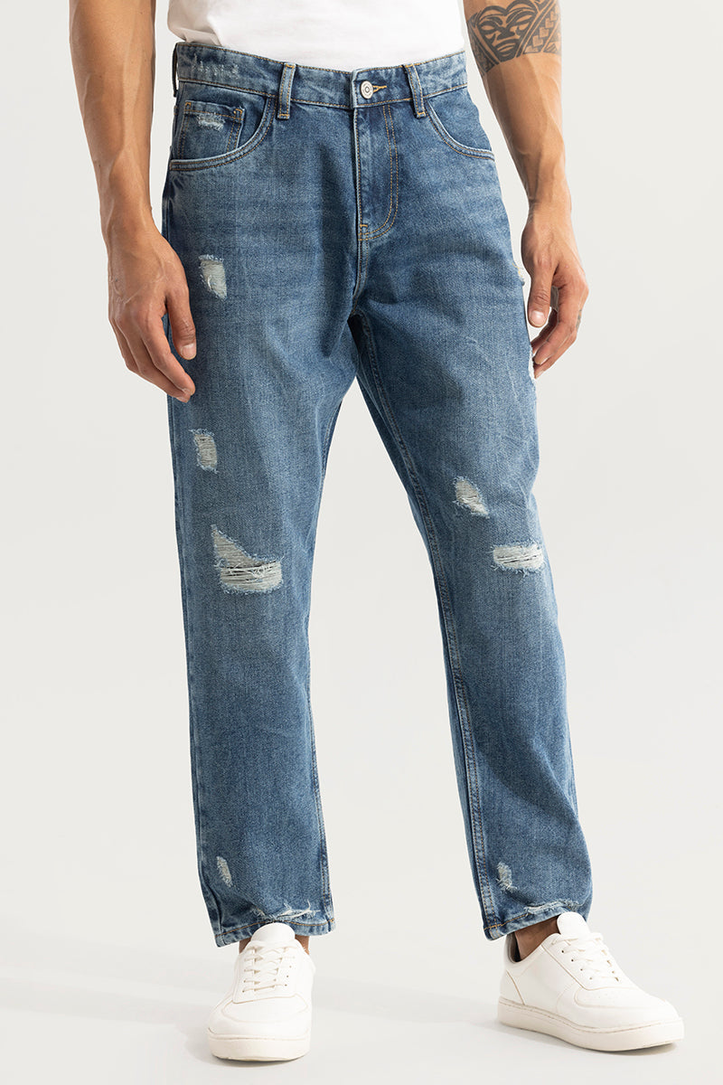 Castor Classic Blue Baggy Jeans