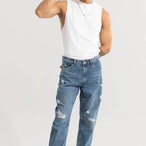 Castor Classic Blue Baggy Jeans
