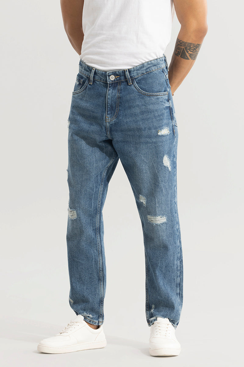 Castor Classic Blue Baggy Jeans