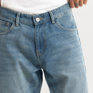 Castor Ocean Blue Baggy Jeans